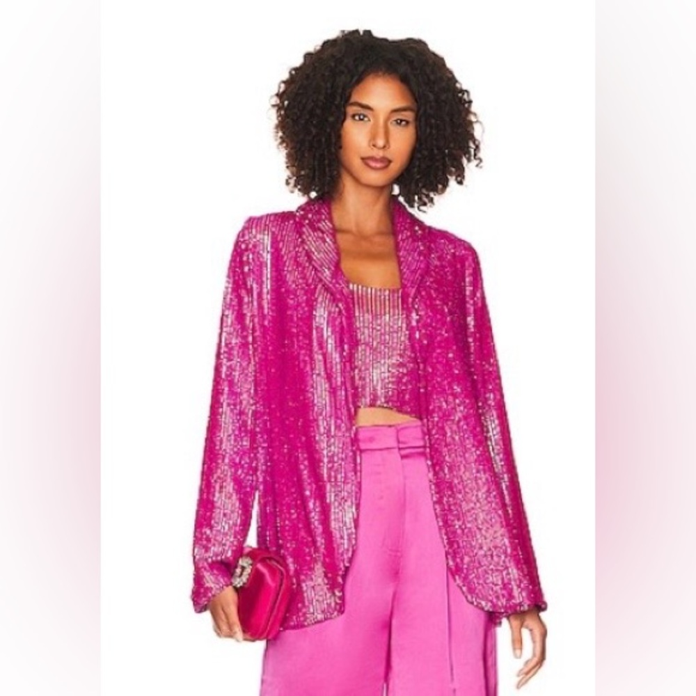 Pretty In Pink Disco Blazer